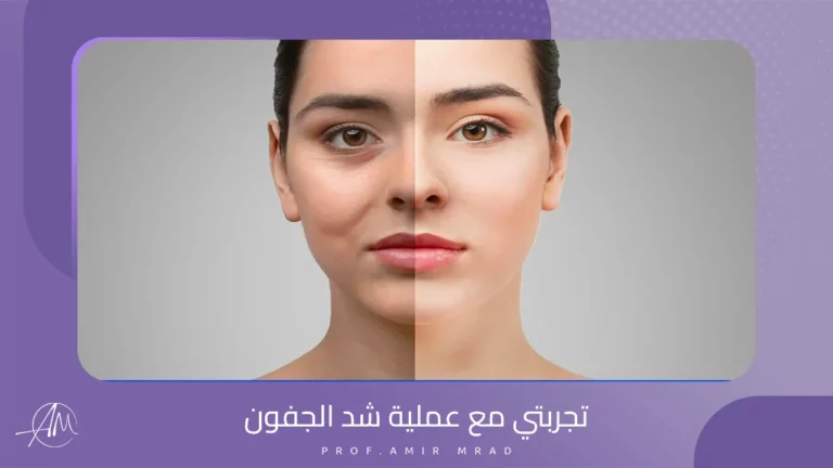 تجربتي مع عملية شد الجفون